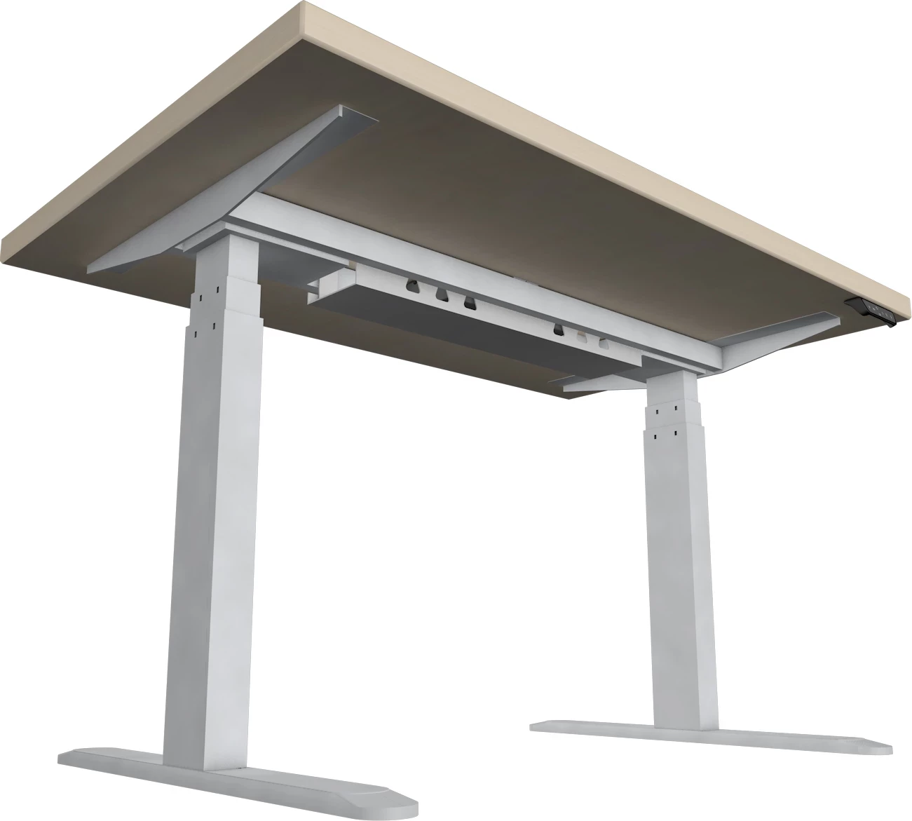 Tavolinë zyre UVI Desk sit-stand elektrike 139 x 68 cm, lartësi 62-128 cm Sonoma Oak