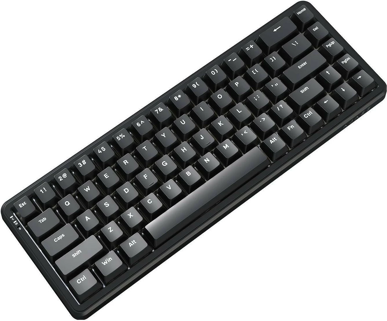 Tastierë mekanike Ajazz AK680 MAX, 65%, USB-C me kabllo, RGB, e zezë