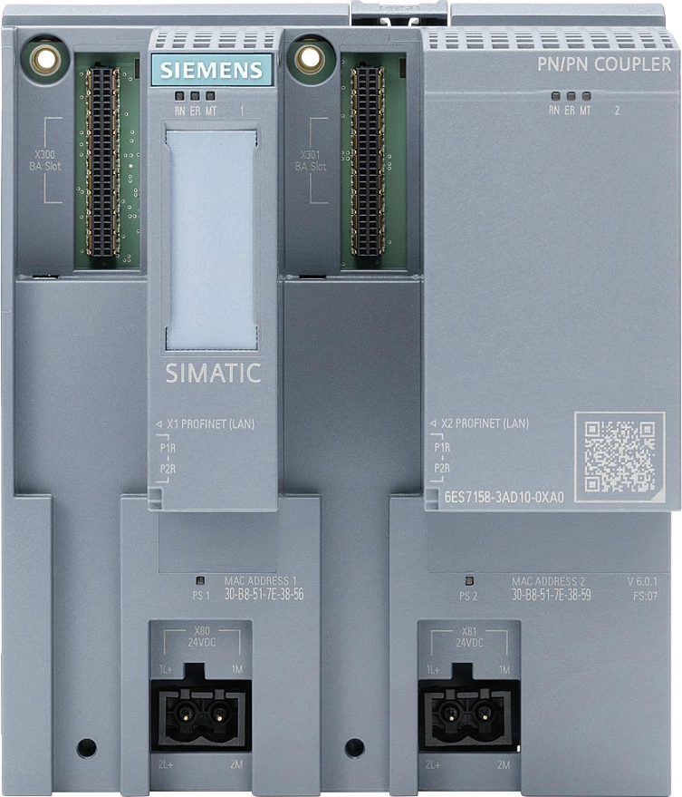 Kupler PN/PN Siemens SIMATIC 6ES7158-3AD10-0XA0, IP20, gri