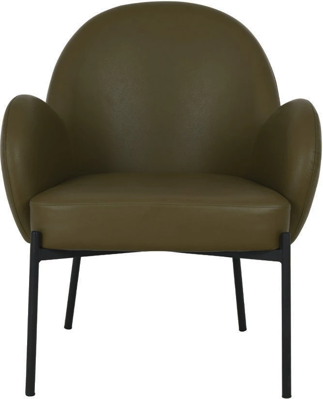 Karrige e ulët Scotch, ngjyrë ulliri, 70x70x81 cm