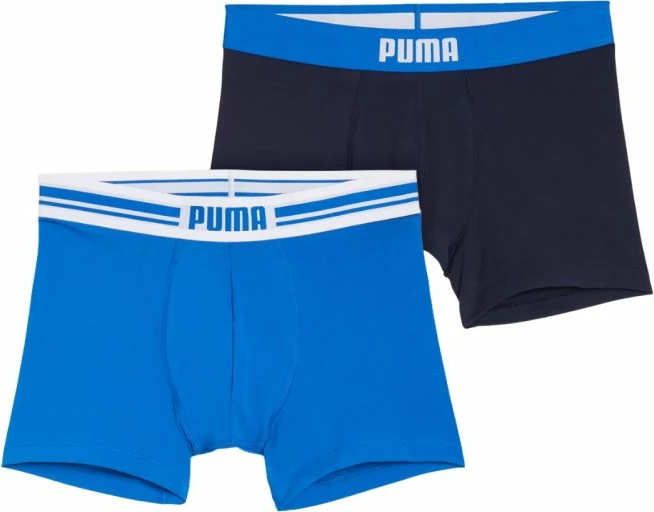 Të brendshme meshkuj Puma Everyday Placed Logo 2 copë, blu/navy