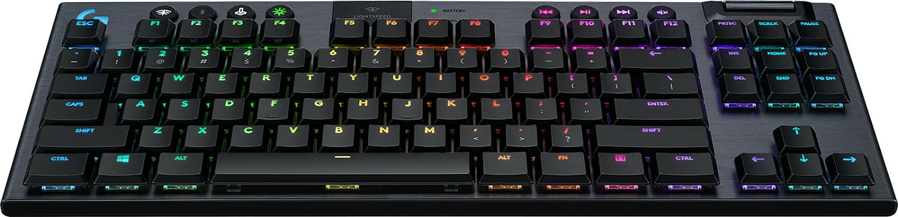 Tastierë mekanike Logitech G G915 TKL, Wireless, RGB, GL Tactile, Carbon