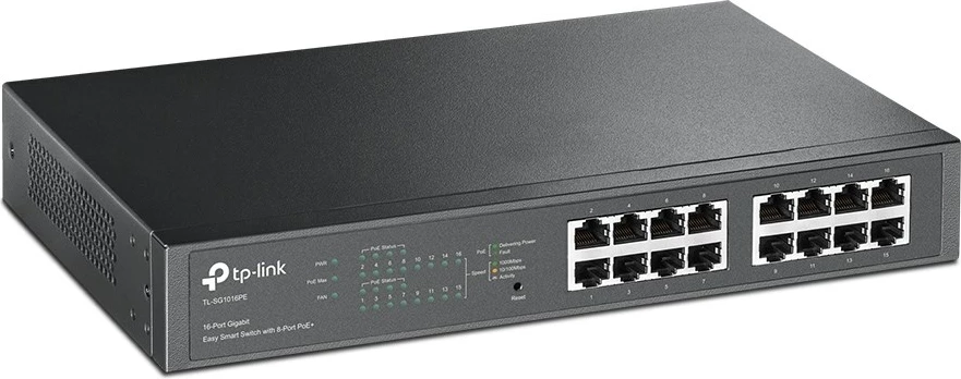 Switch TP-Link TL-SG1016PE, 16-Port, Gigabit, PoE+