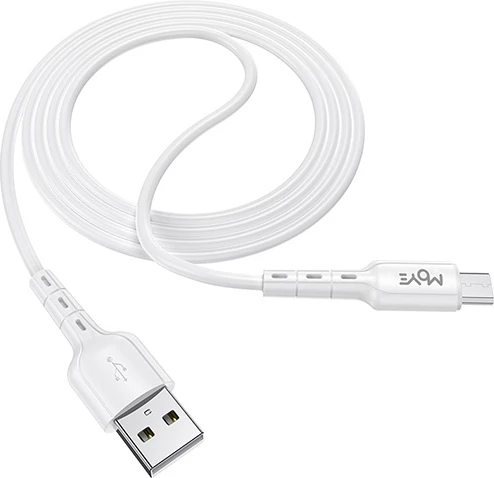 Kabllo data Micro USB Moye Micro 1 m, e bardhë