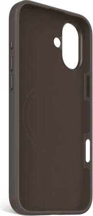 Mbështjellës Decoded AntiMicrobial Silicone Backcover MagSafe për iPhone 16 Plus, Kafe