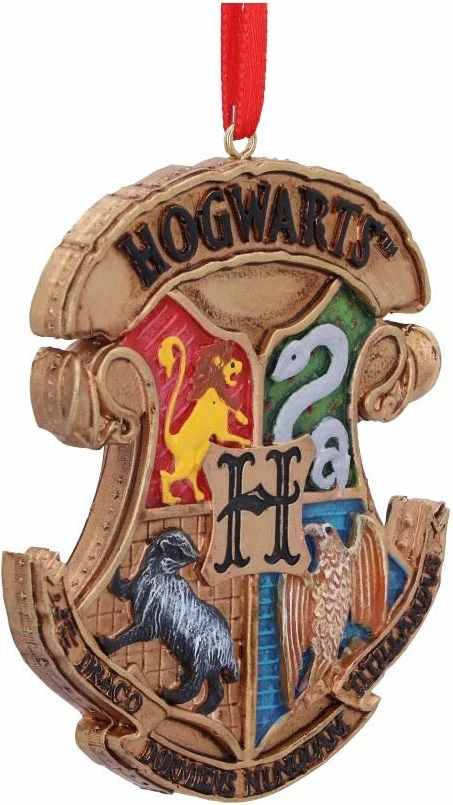 Ornament varës NEMESIS NOW Harry Potter Hogwarts Crest 8 cm, në kuti dhurate, shumëngjyrësh