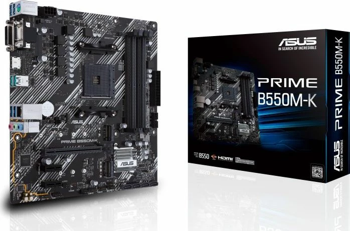 Pllakë amë Asus PRIME B550M-K, B550, mATX, 128GB DDR4