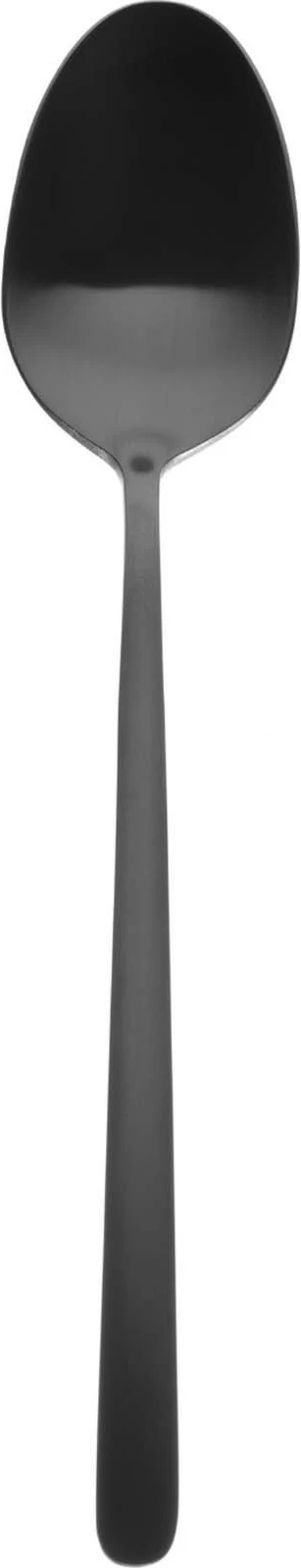 Lugë tavoline OVE Amarone Black 211 mm, çelik inox 18/10, e zezë, set 12 copë