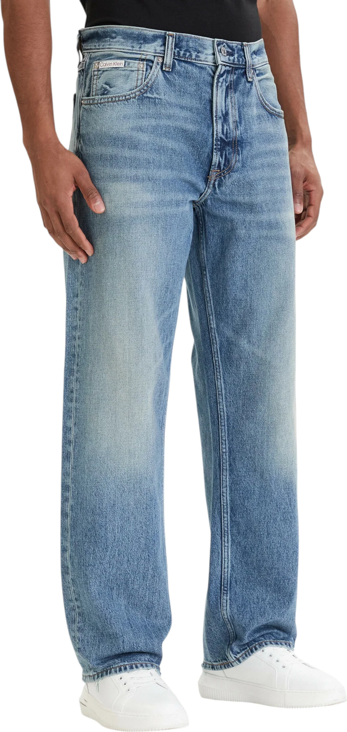Xhinse Calvin Klein Jeans LV04RF725G për meshkuj, blu denim