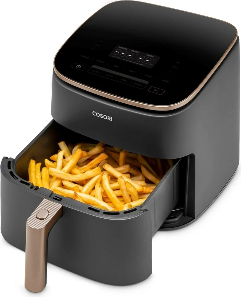 Fritezë me ajër të nxehtë COSORI Turbo Blaze Chef Edition Single, 6L, 1725W, e zezë/pink gold