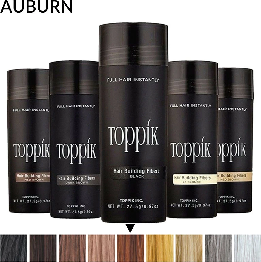 Fibra për flokë Toppik Hair Fiber 27.5 g (deri 50 aplikime), Auburn/reddish