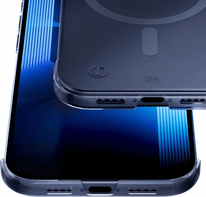 Kapak telefoni 3mk Just20g MagCase për iPhone 16 Pro Max, transparent