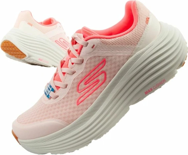 Atlete vrapimi për femra Skechers Max Cushioning, rozë e lehtë