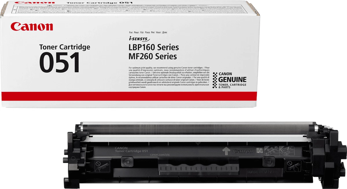 Toner, Canon 051 / 2168C002 1700 faqe standard, i zi