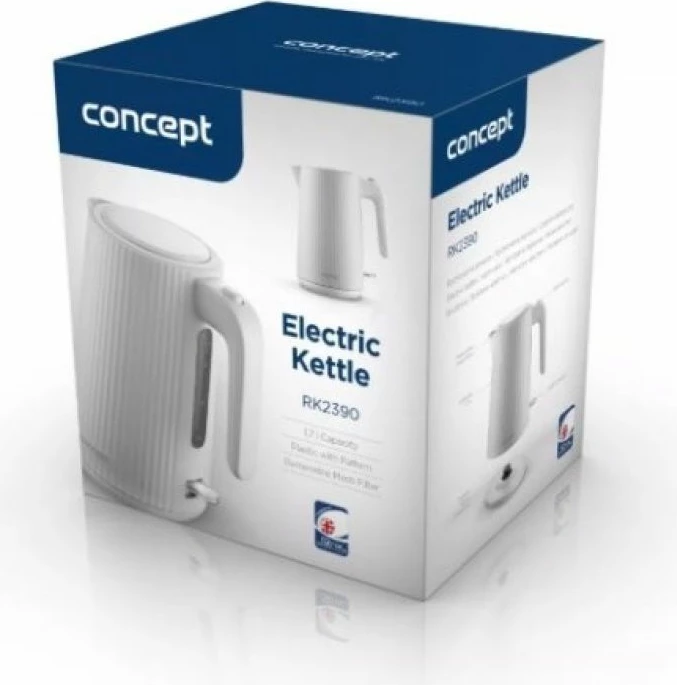 Çajnik elektrik CONCEPT RK2390, i bardhë