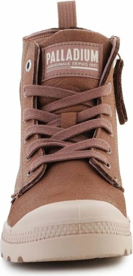 Këpucë Palladium Pampa për femra, ngjyrë kafe