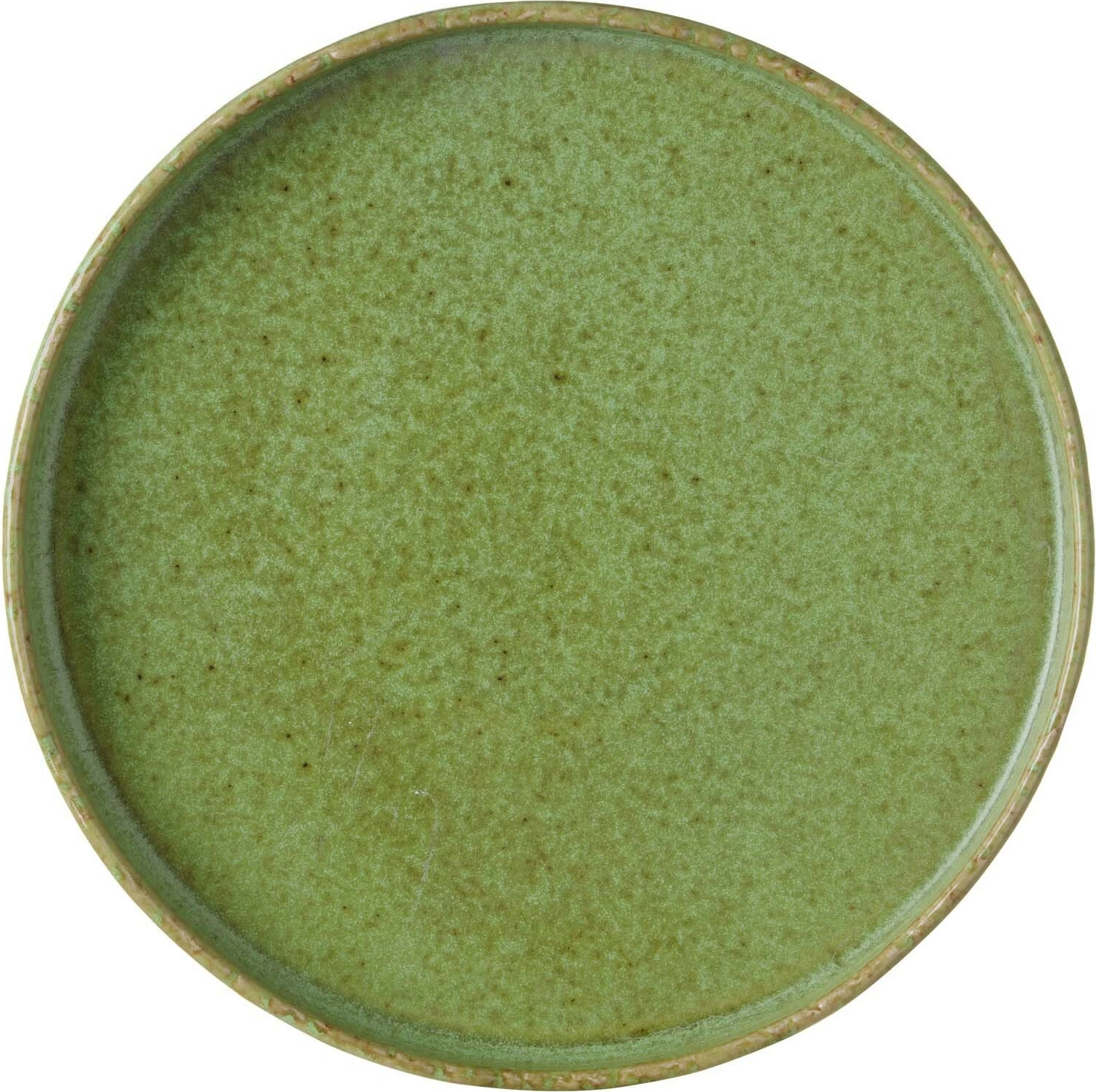 Pjatë e sheshtë Fine Dine Edenic Ø210mm, porcelan, e gjelbër, set 3 copë