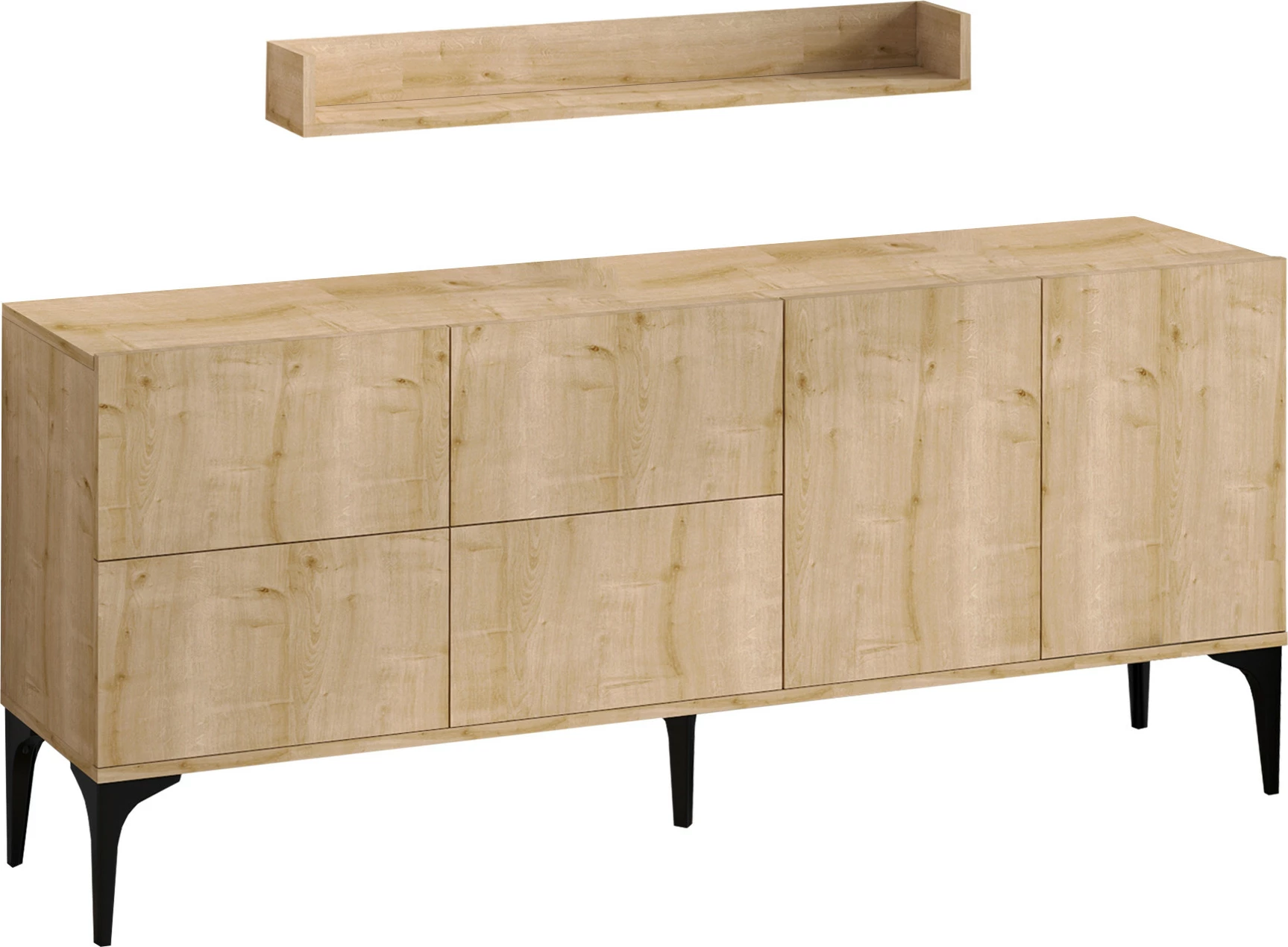 Konsol Stella, ngjyrë Sapphire Oak, Hanah Home