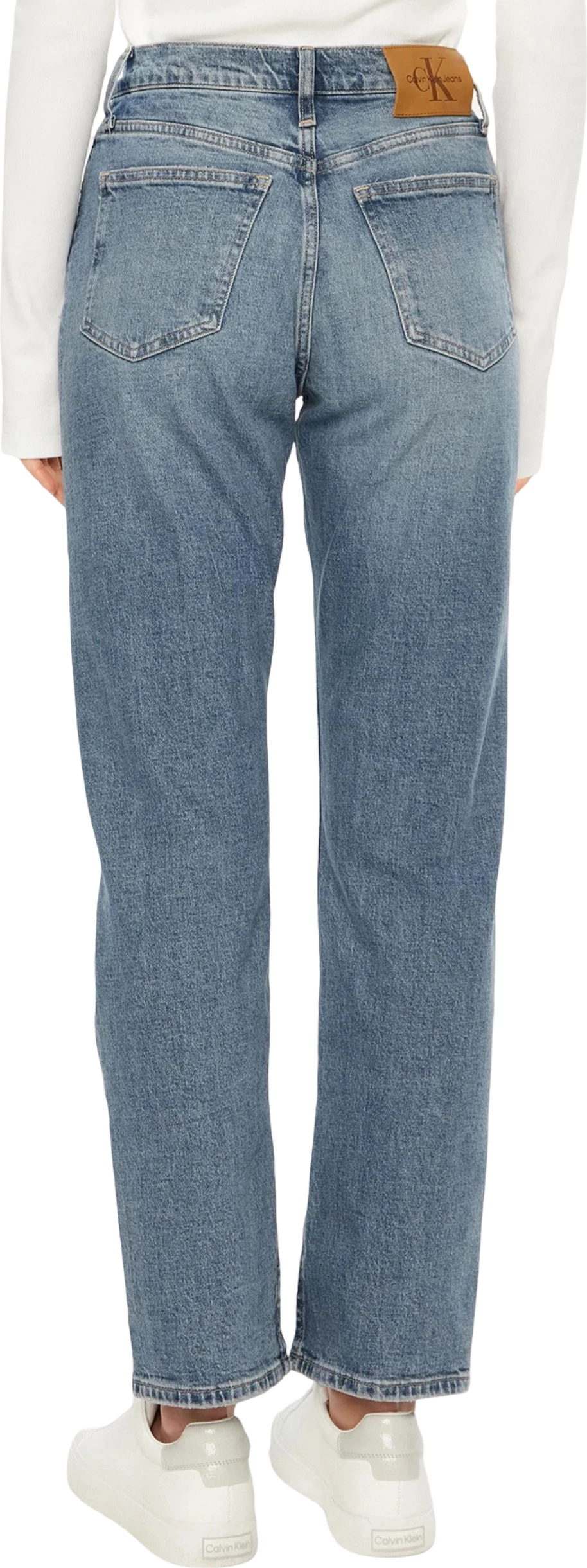 Xhinse për femra Calvin Klein Jeans Authentic Slim Strai J20J224508, denim [Madhësia: W27 L34]