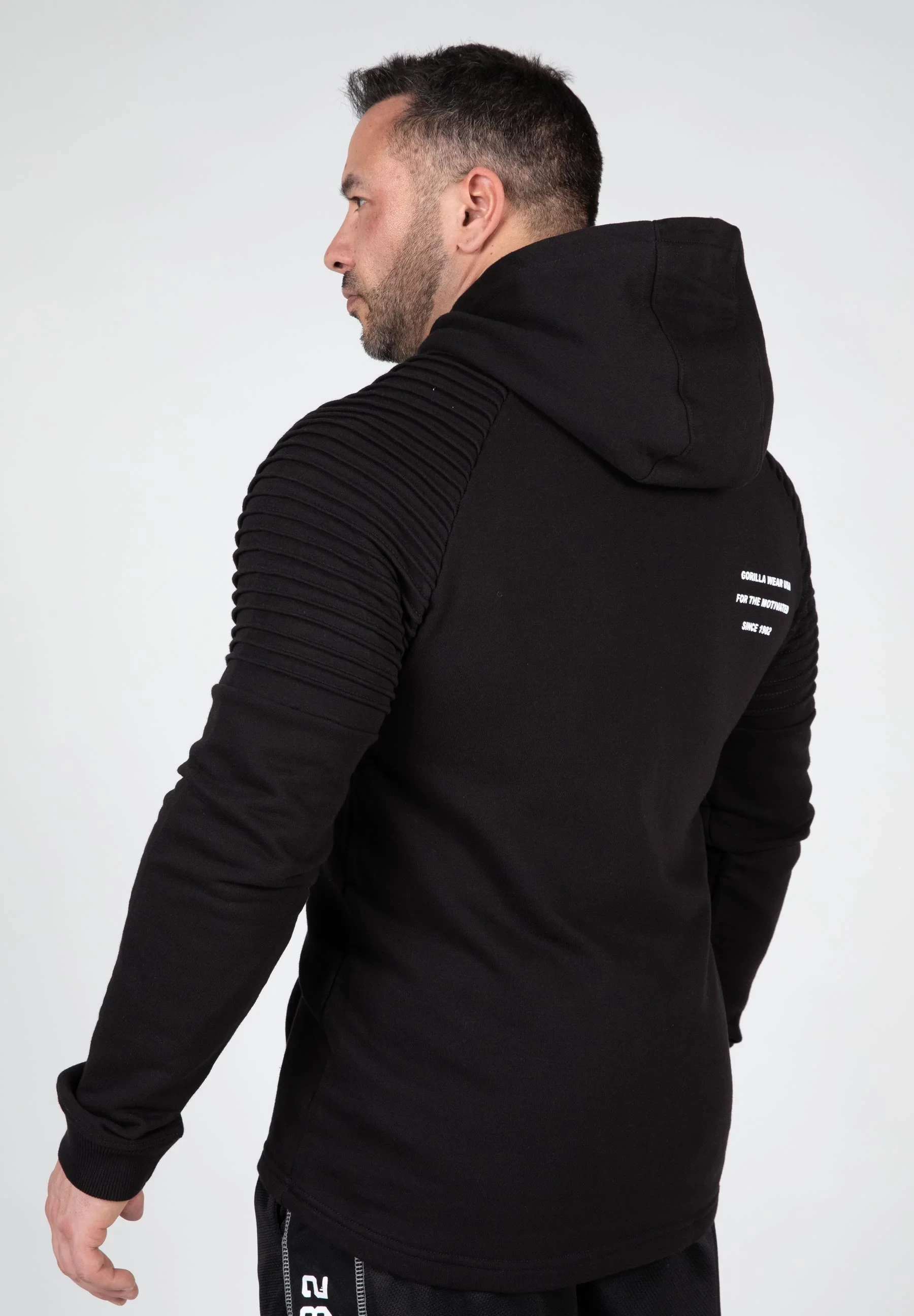 Delta Zipped Hoodie - Black [Madhësia: M]