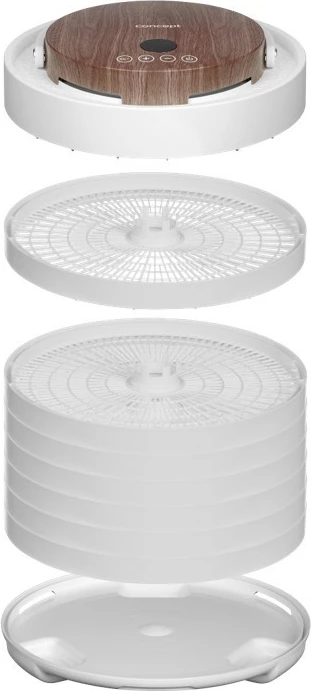 Tharëse ushqimi Concept SO3020, 7 sita, 500 W, kontroll me prekje, temperaturë 35–70°C, e bardhë, dru