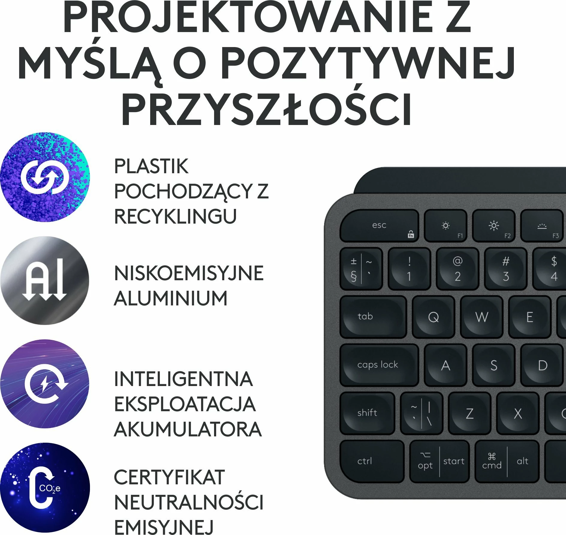 Set tastierë + maus Logitech MX Keys S Combo 920-011614, wireless, Bluetooth/USB, US INTL, me numpad, me wrist rest, Grafit