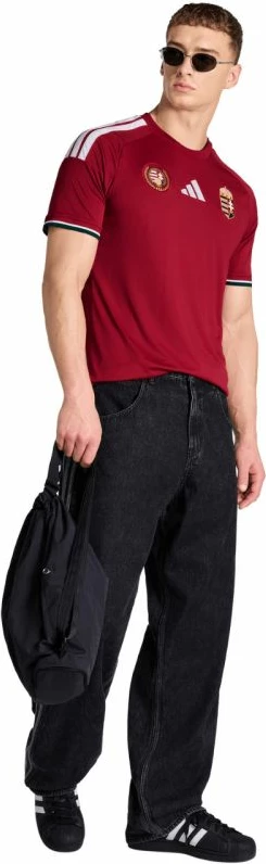 Fanellë futbolli për meshkuj adidas Hungary 26 Home JZ6975, burgundy