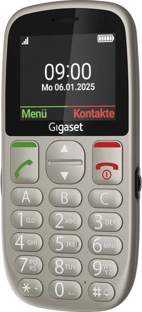 Celular Gigaset GL395 Dual Sim, 32MB, Titanium Silver