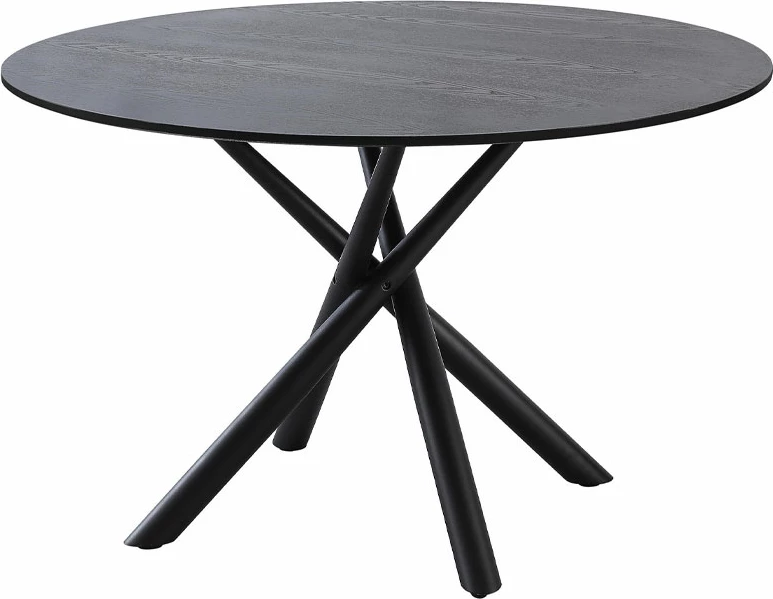 Tavolinë Kimono, e zezë, 120x120x75cm