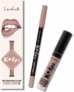 Set për buzë Lovely K*LIPS, Nr. 6 CANDY SHOP