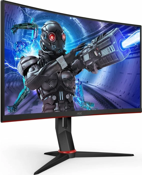 Monitor gaming AOC C32G2ZE/BK 31.5" VA FHD 240Hz i lakuar 1500R i zi
