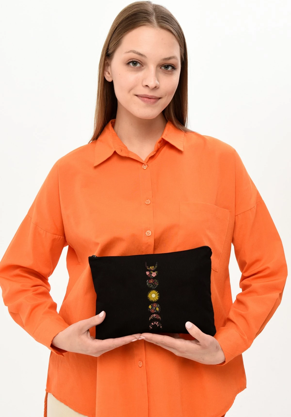 Çantë make-up Zoozie Bags, e zezë, 25x18cm