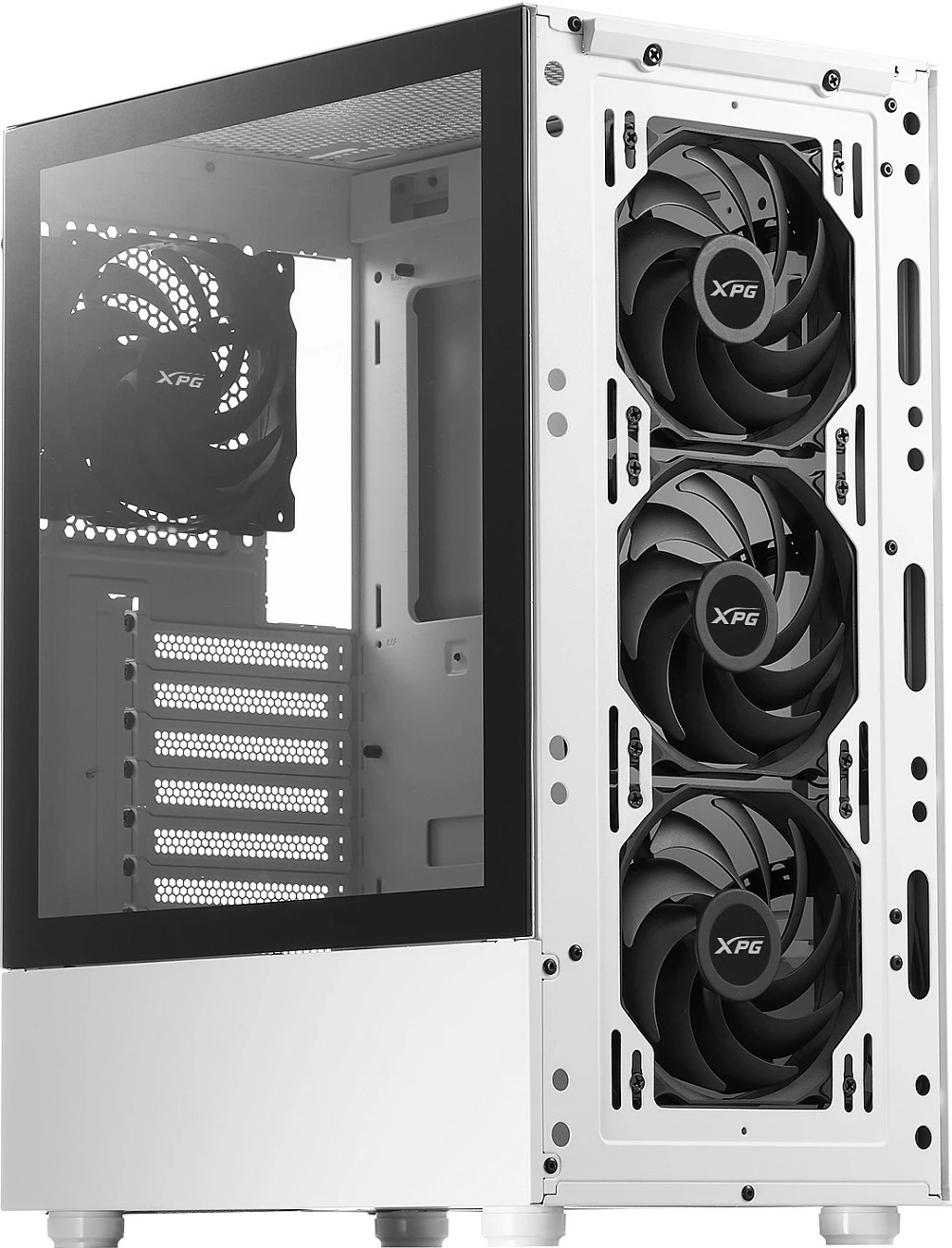 Kasë PC ADATA XPG VALOR MESH Midi Tower, ATX/mATX/Mini-ITX, 4x120mm fanë, e bardhë