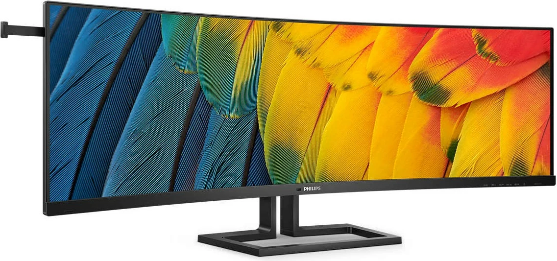 Monitor Philips 6000 series 45B1U6900C/00, 44.5 inç, UltraWide Dual Quad HD, LED, 5120x1440, e zezë