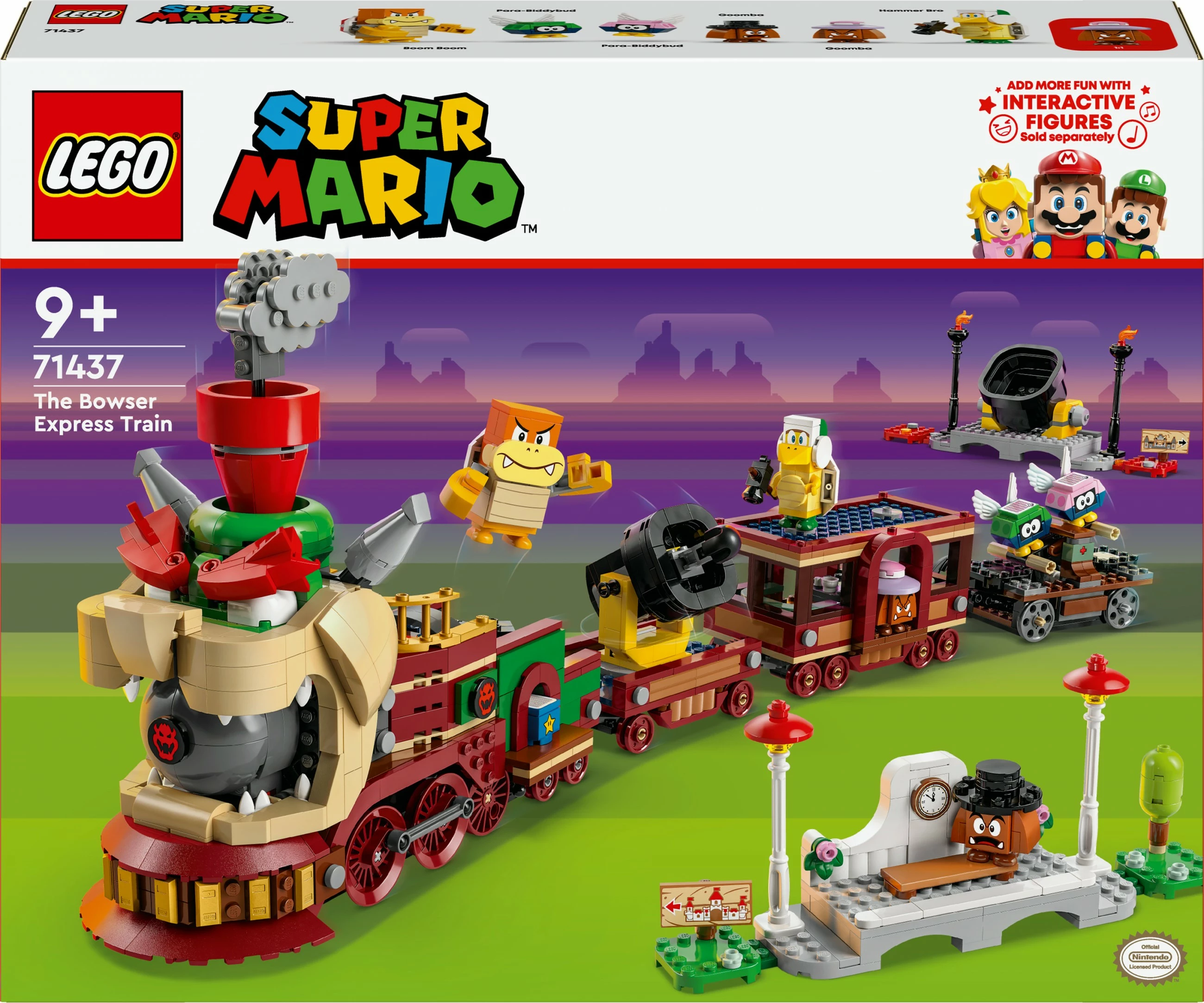 Set ndërtimi LEGO Super Mario 71437 Bowser Express Train, shumëngjyrësh