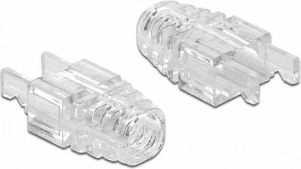 Boot mbrojtës për kabllo DeLOCK 86471, RJ-45, 20 copë, transparent