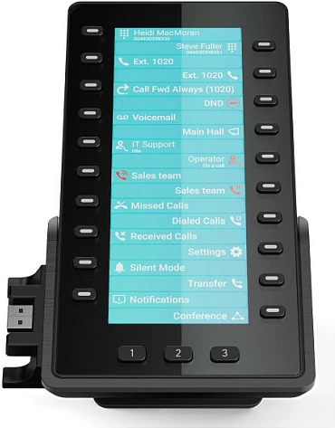Modul zgjerimi tastesh Snom D8C, ekran TFT 6.8 inç, i zi