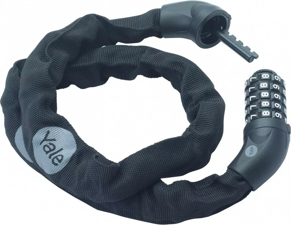 Zinxhir sigurie me bravë kombinimi YALE HOME YCHC0/6/90/2, 900 mm, i zi