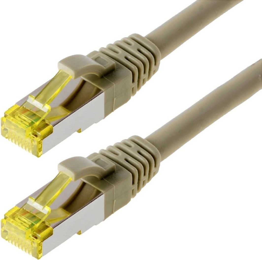 Kabllo rrjeti Helos Patchkabel Cat6 GHMT AWG 27/7, 0.5 m, gri