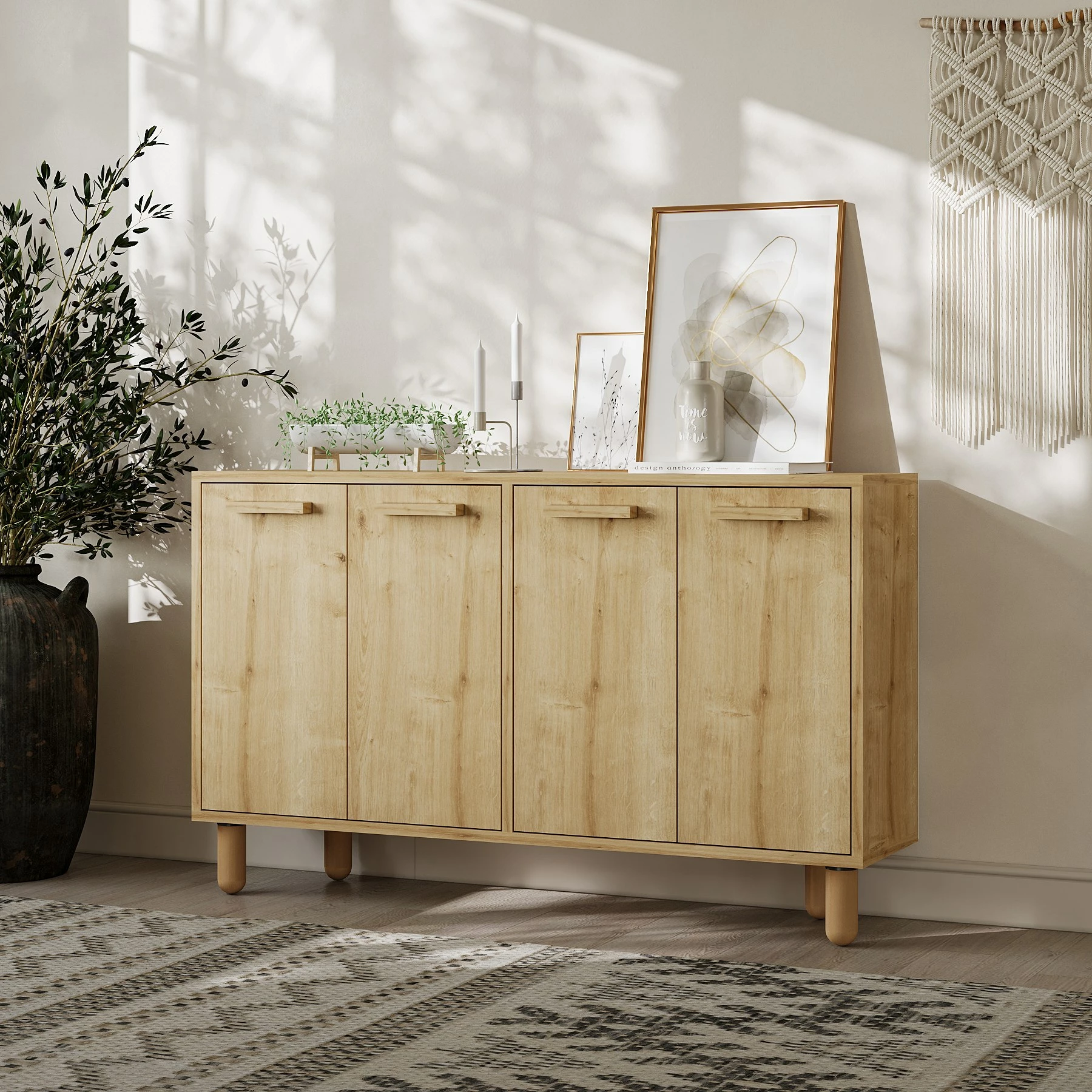 Konsol Skye Decor, ngjyrë lisi Sapphire Oak, Venedik