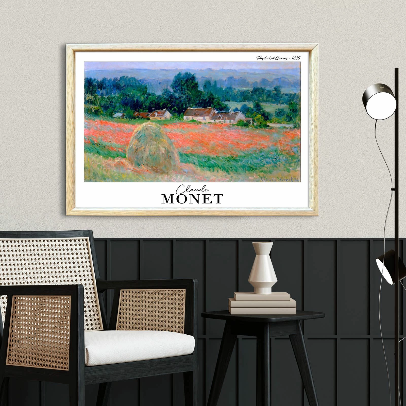 Pikturë dekorative me kornizë, Wallity, 4262AHSMONET-010