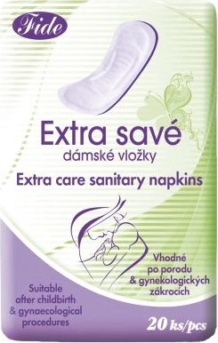 Peceta sanitare pas lindjes Carin Extra 20 copë