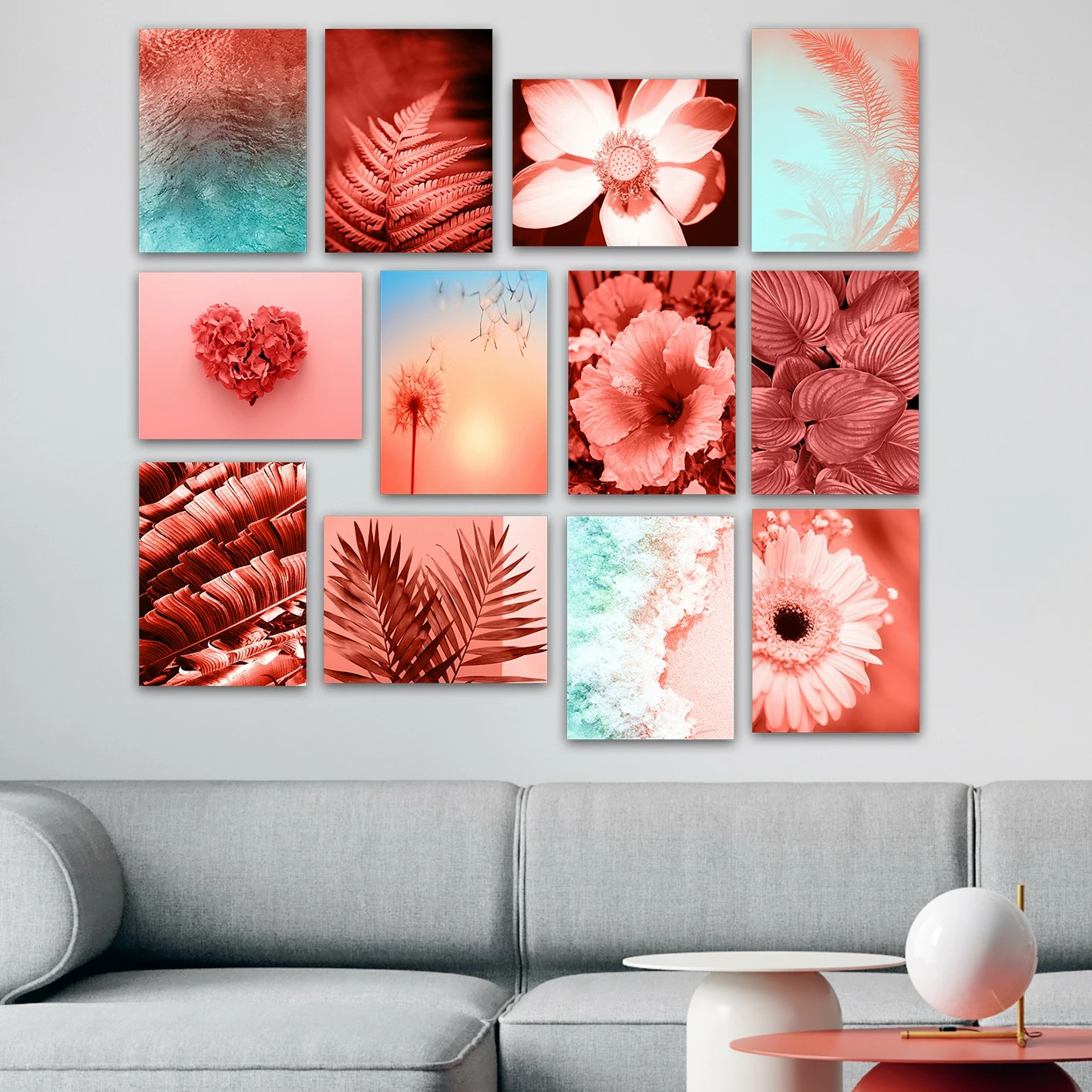 Piktura dekorative MDF (12 copë), Wallity, 12MDF24YS