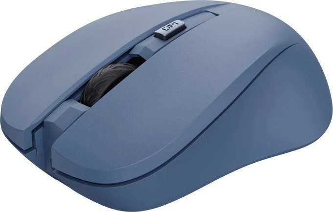 Maus Trust Mydo Silent, RF Wireless, 1800 DPI, Blu
