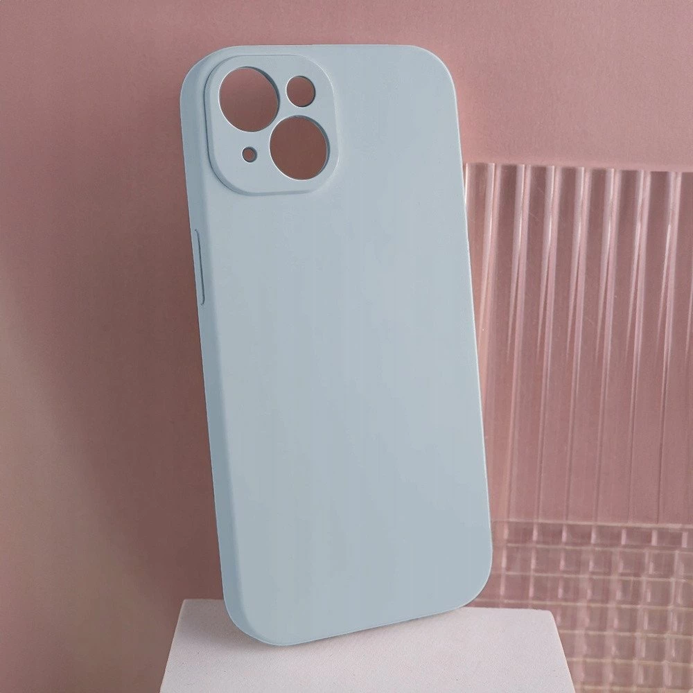 Mbështjellës Etteri Silicon Cover për Samsung Galaxy A36 5G, TPU mat, kompatibil me karikim wireless, kaltër e çelët