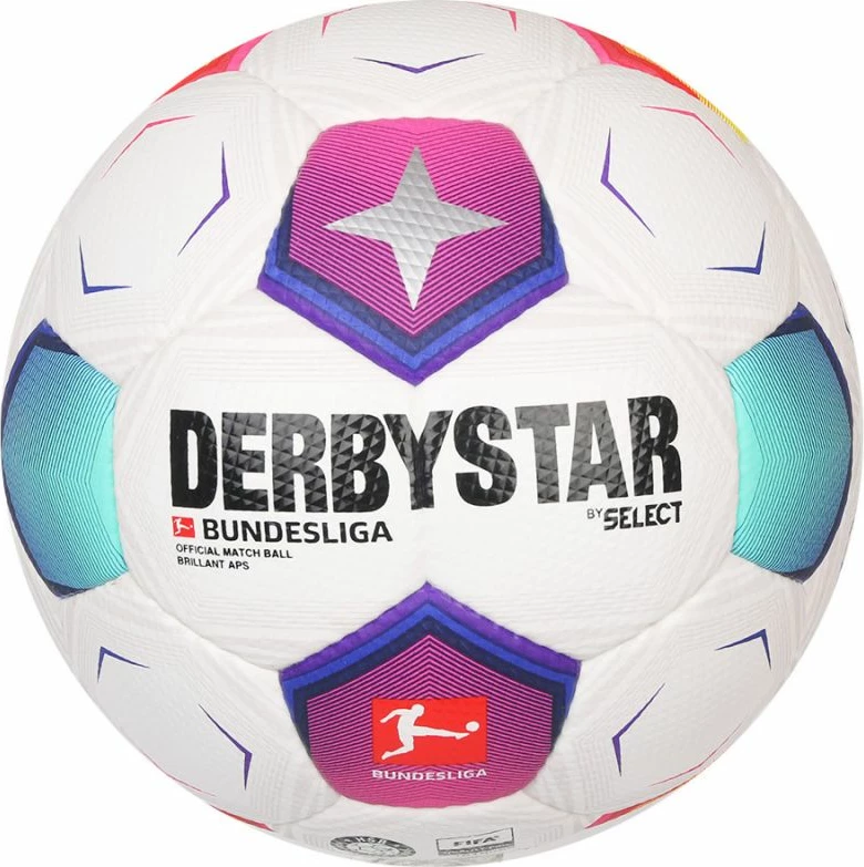Top futbolli Select, modeli DerbyStar Bundesliga 2023 Brilliant APS, për meshkuj dhe femra