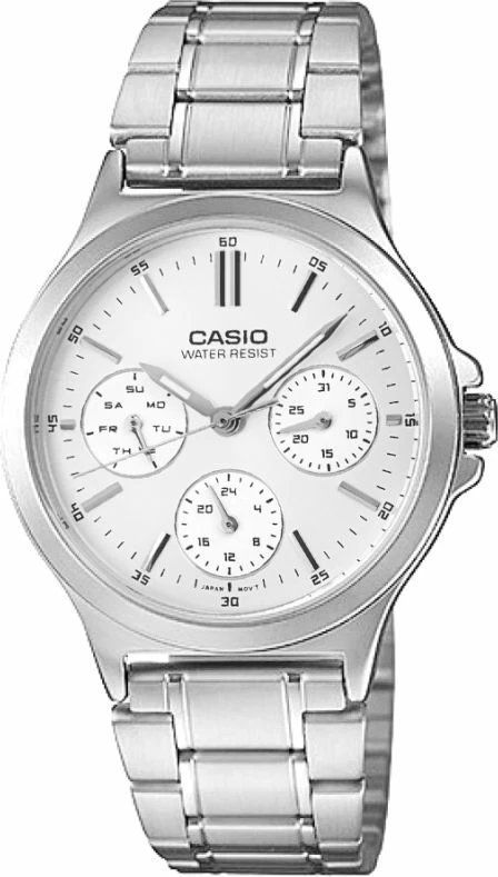 Orë dore për femra CASIO, argjend
