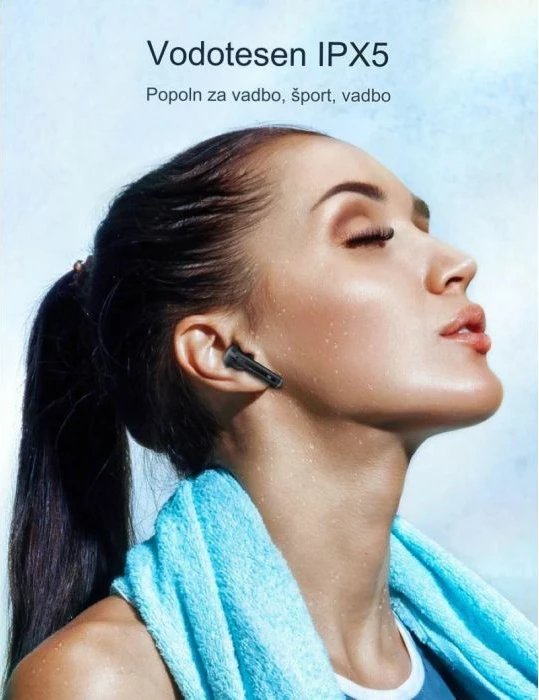 Kufje wireless TAOTRONICS BH1118, ANC -35 dB, 24h, IPX5, 4 mikrofona ENC, të bardha