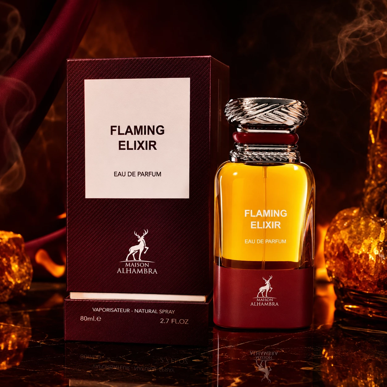 Maison Alhambra Flaming Elixir – Eau de Parfum 80ml