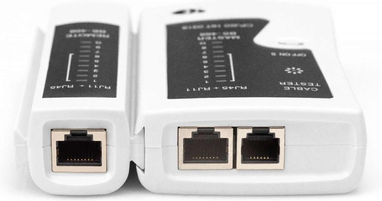 Set veglash rrjeti Digitus DN-94027 me testues kabllosh, kaçavida, krimpues dhe çantë tekstili